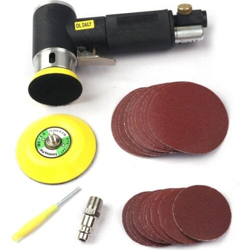 Air Sander Mini Pneumatic 2 Inch/3 Inch Grinding Machine Set For Car Polishing High Speed Air Powered Polisher Air Tool