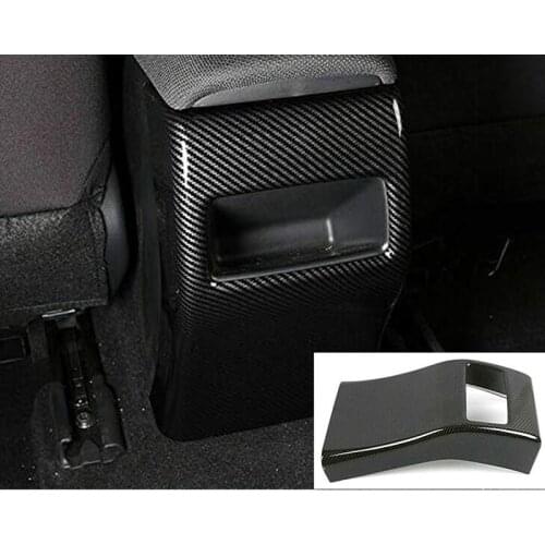 Carbon Fiber Look Armrest Back Rear Cover Trim For Toyota Corolla E210 2019-2020