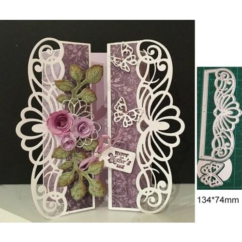 Hollow Cutting Die Flower Shape Embossing Dies Carbon Steel Die Cutting Stencils for DIY Carding Making Scrapbooking Supplies