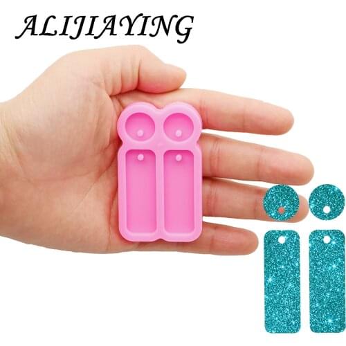 Rectangular Earrings Pendant Epoxy Resin Molds Jewellery, Silicone Mold DIY Earring Resin Crafting Mould DY0981