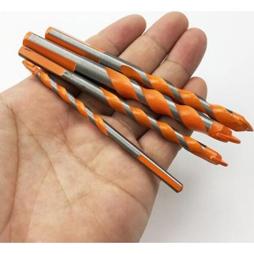 6/8/10/12mm Twist Drills Prostormer Tile Drill Bits Carbide Triangle Tile Drill Ceramic Concrete Drilling Tools Accessories NEW