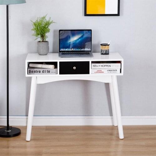 Nordic Office Desk Simple Computer Desk Study Modern Minimalist Home Bedroom Wood Study Desk Computer Table Furniture HWC