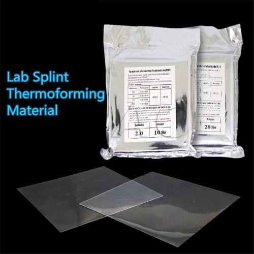 Dental Lab Splint Retainer Thermoforming Material for Vacuum Forming Hard soft 1.0mm 1.5mm 2.0 mm