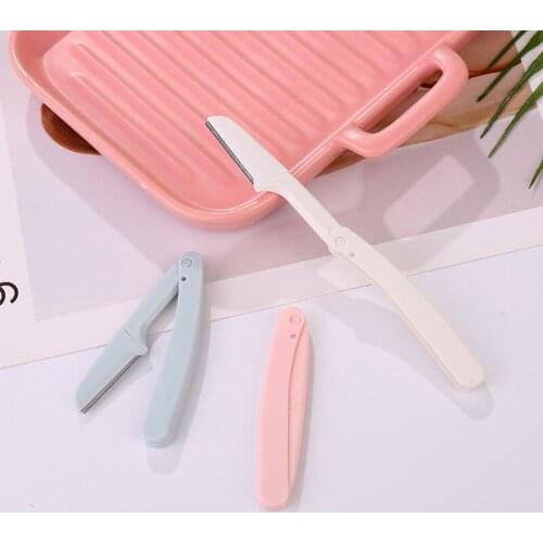 1/3 PCS Portable Eyebrow Trimmer Foldable Hair Remover Set Women Face Razor Blades Shaver Beauty Tools Eye Brow Trimmer