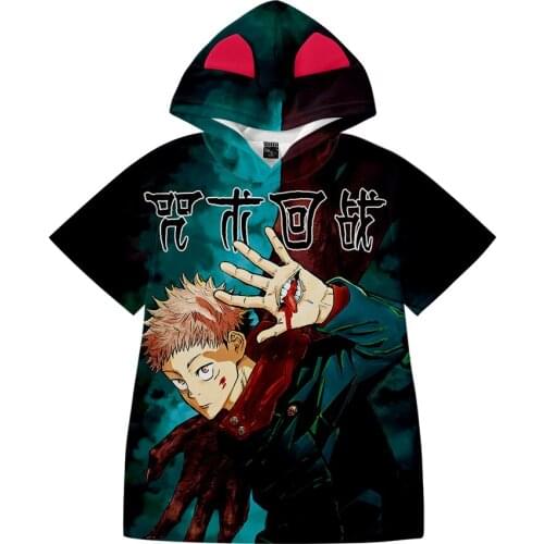 Conjure Back 3D printed T-shirt boy girl casual O-neck short sleeve Cosplay funny T-shirt