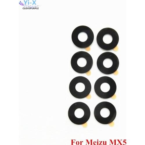 10PCS/Lot Glass Material Back Rear Camera Lens with Sticker for MEIZU MX5 Spare Parts