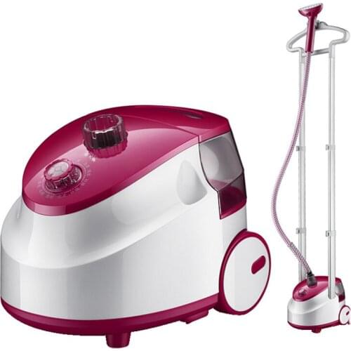 Household Electric Ironing Machine Double Pole Garment Steamer Portable Handheld Hanging Clothes Ironing Tool with Steam Brush