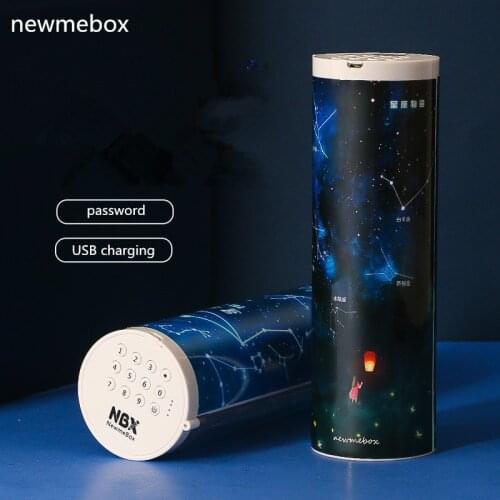 Pencil Case with calculator Estuche Escolar Lapices Newmebox Pencilcase Pencils Nbx Roll Etui Pennen Password Case Stationery