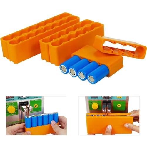 SUNKKO 18650 Battery Fixture Single Row Fixed Double Sided Spot Welding Lithium Battery Pack Weld Fixture Batteries Fixed Holder
