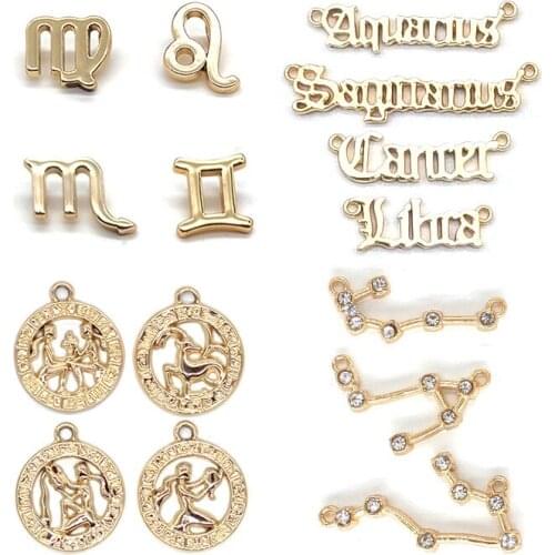HEYUYAO Women's Pendants Zodiac Signs