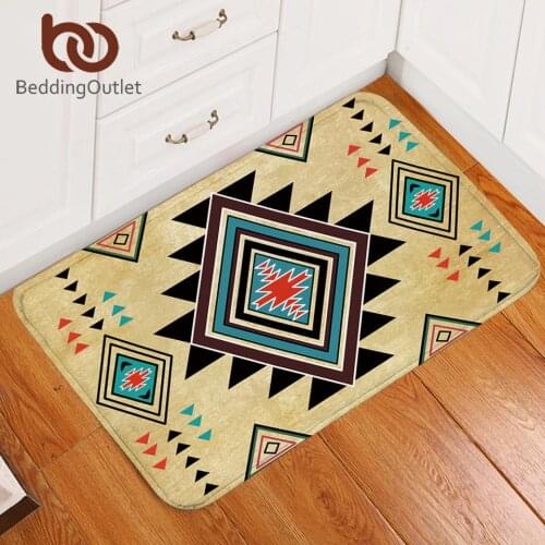 BeddingOutlet Geometric Printed Carpet Southwest Soft Doormat Aztec Area Rug Colorful Floor Mat Outdoor 40x60cm Dropshipping