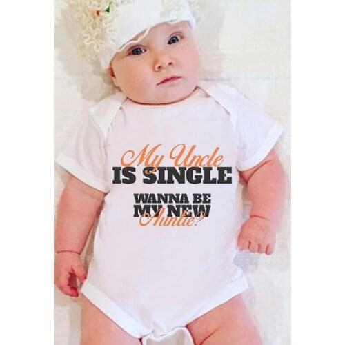 Fashion Summer Newborn Baby Boys Girls Short Sleeve Letter Print Cotton Bodysuit Jumpsuit Baby Clothes Best-selling
