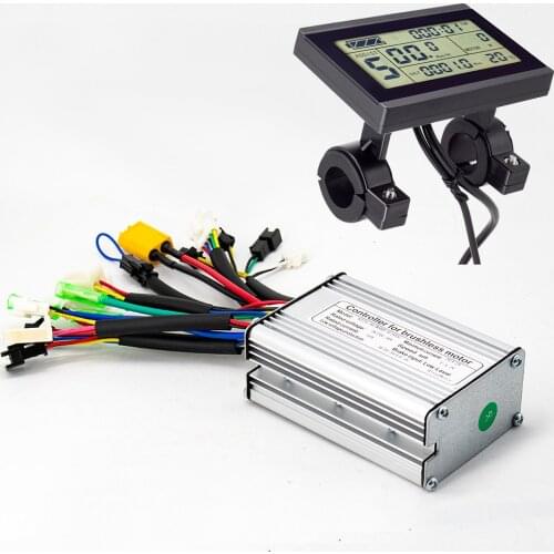 Ebike controller 24V 36V KT controller 6 Mosfet 17A for 350W or 250W Electric Bike Hub Motor Kunteng Display KT LCD3 LCD4 LCD5