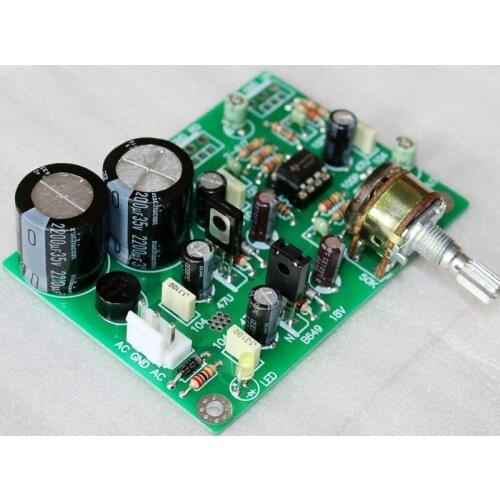 KYYSLB Amp Preamp Mini Preamp DIY Kit/finished Board AC Dual 12V~20V NE5532/TL082 Chassis Power Amplifier Gold-plated PCB