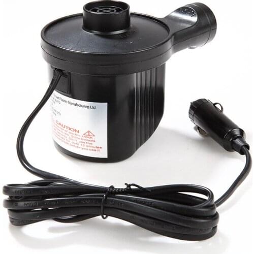 Mini Inflatable Pump Electric Air Mattress Camping Pump Portable Quick Filling Or Exhaust For Car Use Cigarette lighter socket