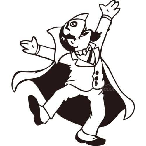 Count Von Count Dracula Car Body Stickers Window Door Decal Top Quality Waterproof ZP134