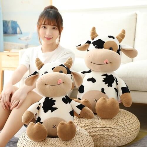 Hobby cow peluches grandes plush toys cute stuffed animals doll pillow baby favorite toy doll baby room decoration holiday gifts