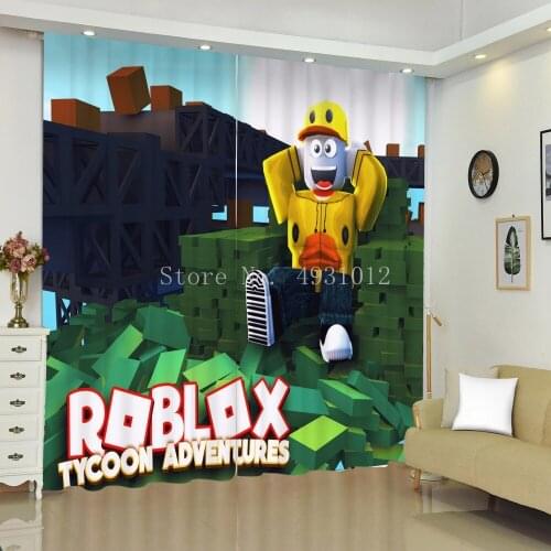 Boy Gift Northern Europe Robot Curtain Bedroom Living Room Kitchen Fairy Tale Cartoon Character Decoration Household Items