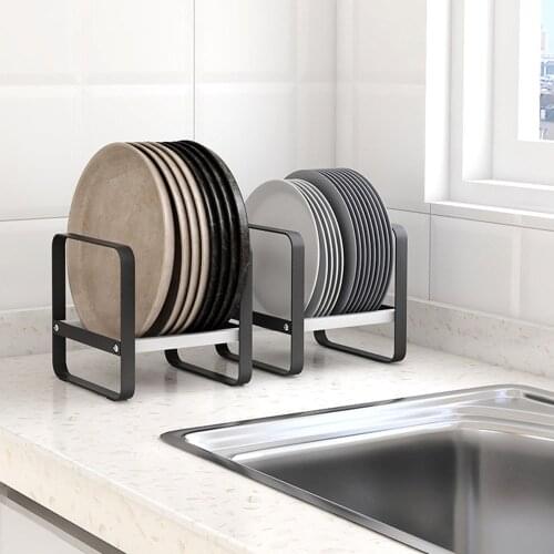 Kitchen Cabinet Storage Shelves Plates Dishes Chopping Board Storage Rack Bowl Cup Holder Multifunction Kitchen Closet Organizer