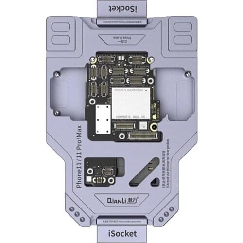 Qianli iSocket for iPhone X XS XSMAX 11 11Pro Max Logic Board Function Diagnostic Tester Phone Repair Motherboard Test Fixture