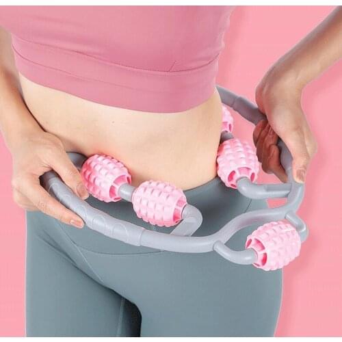 Hand held ring-shaped leg clipper, massage roller equipment, multi-functional massage wheel, leg thinner, leg beautifier, Leg