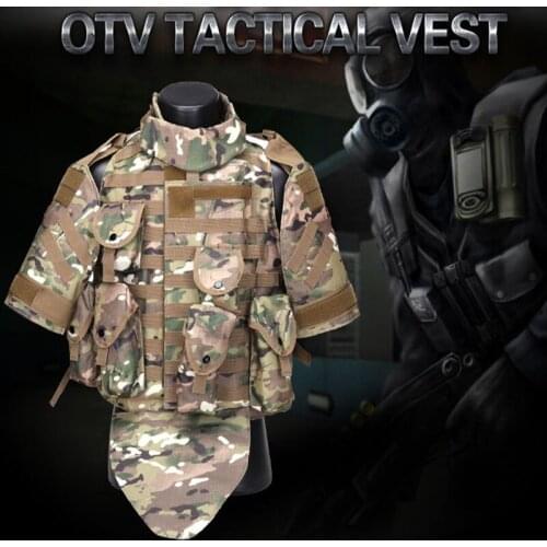 Tactical Military Safety Vest Airsoft Paintball Hunting Molle Plate Carrier Protective Vest Interceptor OTV EDC Pouch/Pad Suit
