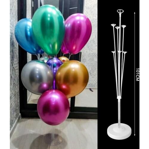 101 cm Balloons Stand Balloon Holder Column Confetti Balloon Pump Birthday Party Decorations Kids Adult Wedding Decor Supplies