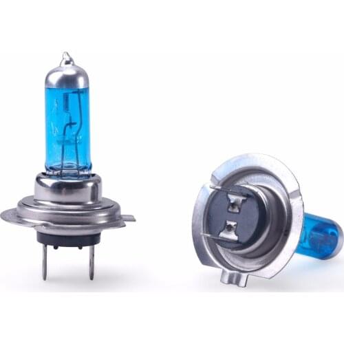 2pcs car lights cars h7 bulb 55w 6000k halogen white Fog Halogen Bulb Car Head Lamp Light 12V car styling D0020