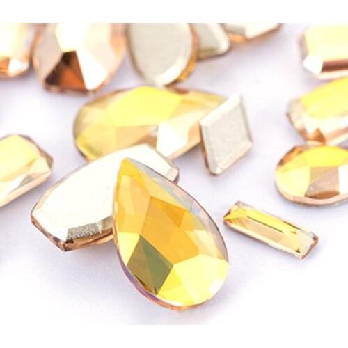 7x10mm Nail parts rhinestones sticker rhinestones flatback nail art glitter strass hotfix stone crystal Jewellery Gem decoratio