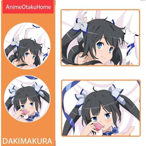 Anime Is It Wrong to Try to Pick Up Girls in a Dungeon? Hestia Throw Pillow Cover Hugging Pillowcase Otaku Bedding Dakimakura