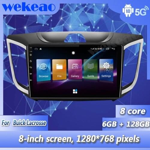 Wekeao Android10 Auto Radio Navigation Multimedia Player Car Radio For Hyundai Creta Ix25 GPS 1080P IPS Bildschirm DSP WIFI 10"