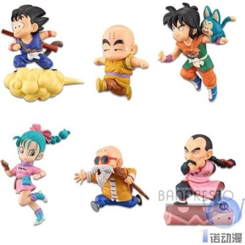 Bandai Genuine Dragon Ball Z Anime Figures 16892 Assemble WCF Combination Action Figure Collections Model Doll Toys Kids Gifts