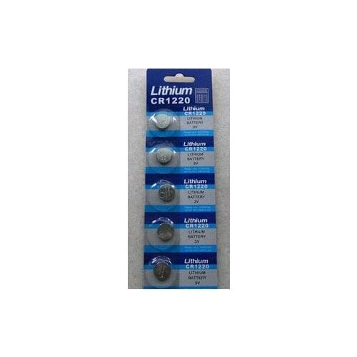 Free ship 10pcs/lot 3v CR1220 lithium button cell battery