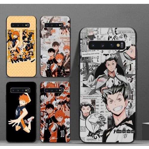 Haikyuu Hinata Shoyo anime Phone Case For Samsung A50 A51 A71 A20E A20S S10 S20 S21 S30 Plus ultra 5G M11 funda shell волейбол
