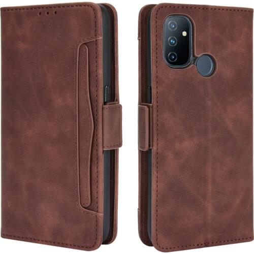 Removable Card Slot Wallet Funda for Oneplus Nord N10 2 5G Flip Case Leather Shell One Plus 9R 9 Pro 8 N100 N 10 100 8T CE Cover
