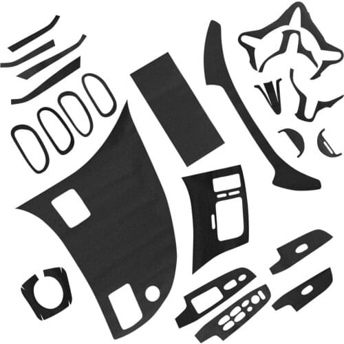 Interior DIY Decals Trim Decoration Styling Decor Car Black fit for Honda Civic 2006 2007 2008 2009 2010 2011