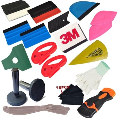 Economy Combo Pro Tool kit Car Vinyl Wrap Squeegee Tools