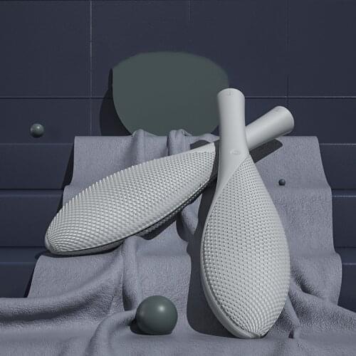 Electric silicone Bath Body Brush Massage Bath Brush Back Long Handle Full-automatic Back Rubbing Back Scrubber Rechargeable