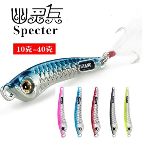 JUYANG Metal VIB Lures 10g 15g 20g 30g Strong Vibrations Spoon Lure Fishing bait Bass Artificial Hard Bait