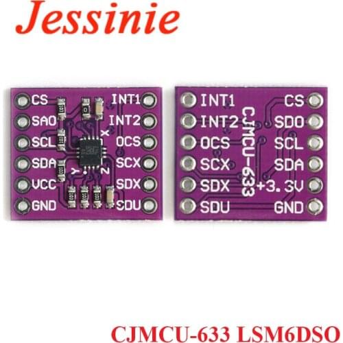 LSM6DSO 6DOF Attitude Module CJMCU-633 Sensor Module 3D Accelerometer and 3D Gyroscope