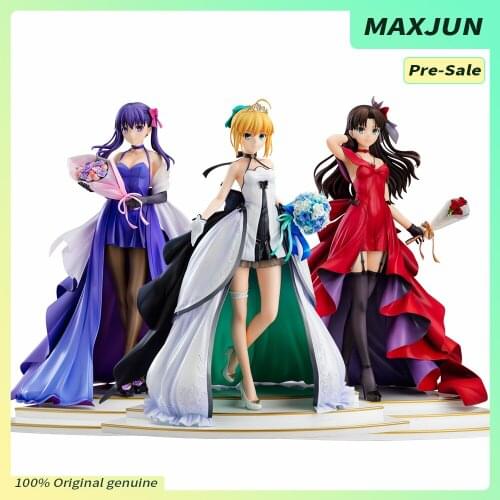 MAXJUN 2021 Pre-Sale:Anime Fate/stay Night Figure Saber Altria Rin Sakura 3Pcs/set Game Figures Model Toys Fate/Grand Order
