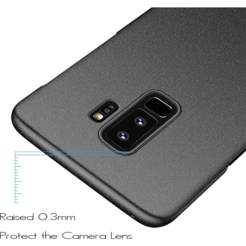 Super Hard Case For Samsung Galaxy S9 Plus Material Slim PC Phone Cover For Samsung Galaxy S9 Plus Case Matte Plastic Black Case