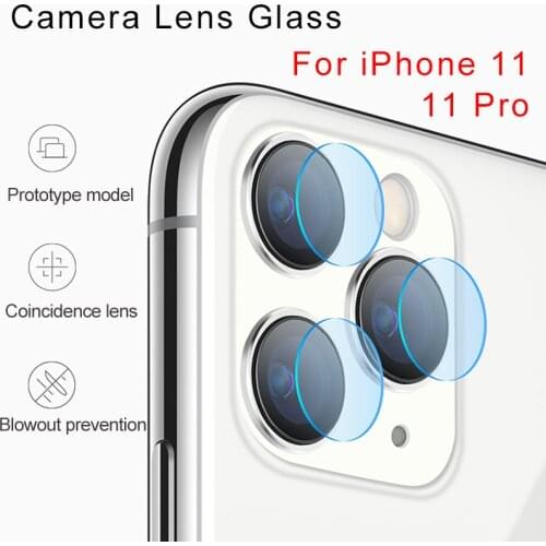Lens Protective For iPhone X XS MAX 8 7 Plus 6 6S PLUS Tempered Glass Camera Lens Screen Protector For iPhone 11 Pro 7 XR