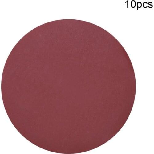 Utoolmart 10pcs 180mm Sandpaper Sheets Silicon Carbide Non-porous Round Abrasive Hook and Loop Sanding Disc Grit 40~5000