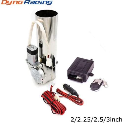 2/2.25/2.5/3 inch Exhaust Control Valve Exhaust Pipe Electric Pipe Electrical Exhaust Cutout with Remote Control Wholesale