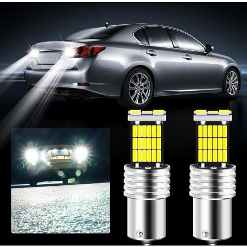 2Pcs BA15S P21W 1156 Canbus Car LED Reverse Light Bulb for volvo v40 v60 v90 s40 s60 xc60 for Alfa Romeo 159 147 156 Giulietta