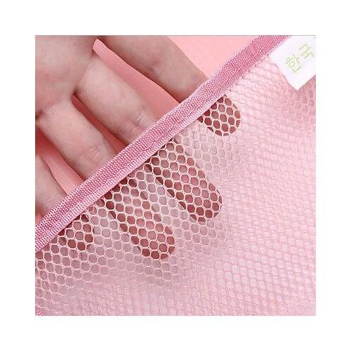 40*35cm Cartoon Wall Hanging Storage Bag Knitted Bag Baby Bath Net Toy Basket Organizer