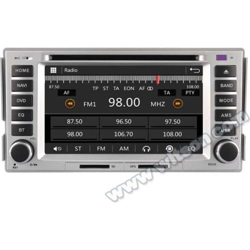 6.2" Capacitive Touch Car DVD for Hyundai Santa Fe 2007-2011 & Elantra 2000-2006 with Tire Pressure Monitoring System Support