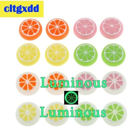 4PCS Gamepad Thumbstick Case Luminous Thumb Stick Grip Cap For Nintend Switch NS Joy-Con Controller Joystick Cover