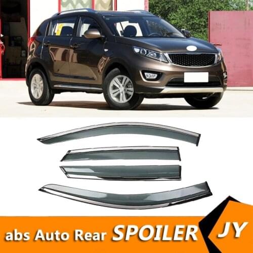 For KIA sportage R 2015-2016 Window Visor Vent Shades Sun Rain Deflector Guard For KIA sportage R Auto Accessories 4PCS/SET